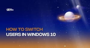 Switch user in Windows 10