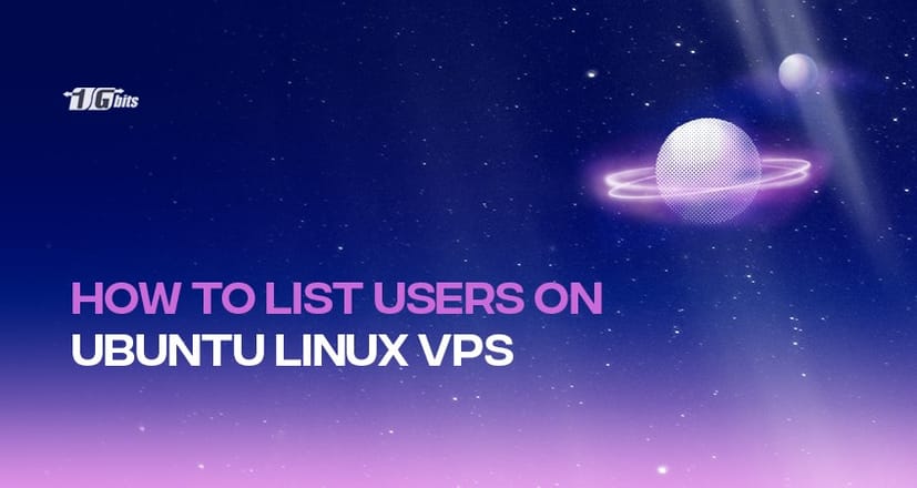 How to list users in Ubuntu Linux VPS