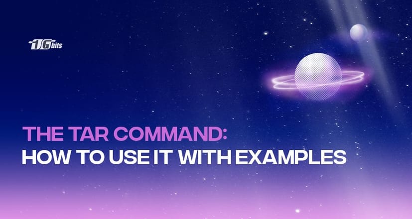 How to use the tar command with examples