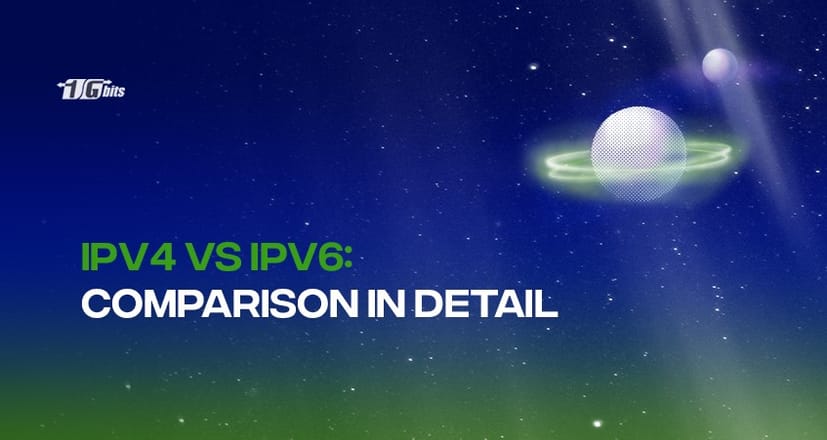 Side by side comparison IPv4 vs IPv6