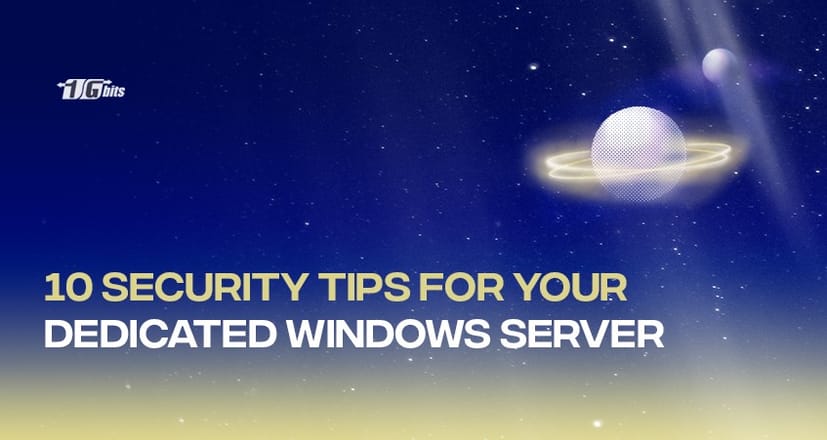 10 Essential Security Tips for Your Dedicated Windows Server ๐ 10 Essential Security Tips for Your Dedicated Windows Server ๐