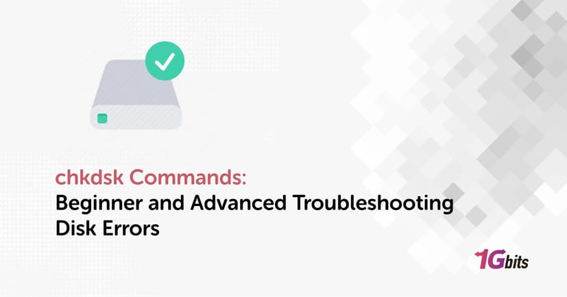 chkdsk Commands: Beginner and Advanced Troubleshooting Disk Errors chkdsk Commands: Beginner and Advanced Troubleshooting Disk Errors