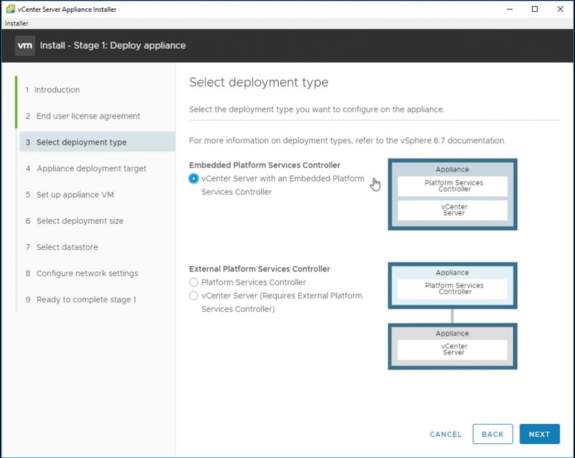 How to install vCenter