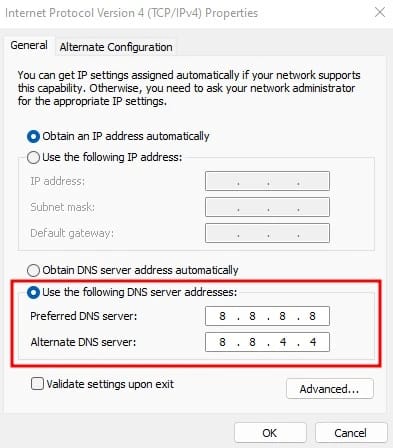 DNS Servers Windows
