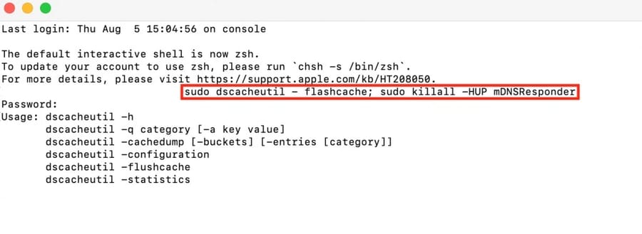 How to Flush the DNS Cache on Mac