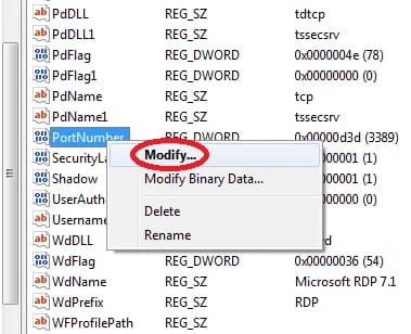 Change the Port Number