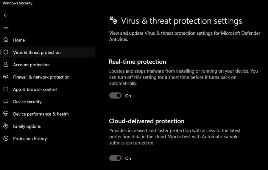 Temporarily Disable Antivirus and Firewall