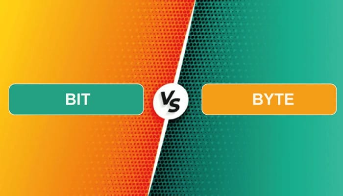 Bits vs. bytes What is the difference