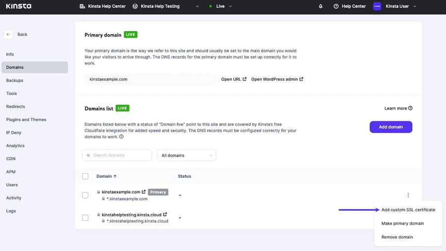 Get a certificate from a valid authority