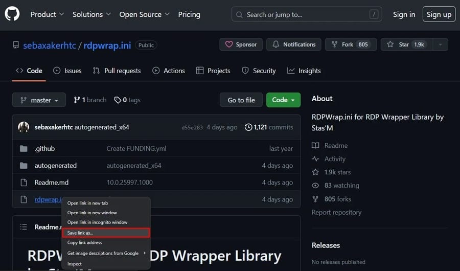 Reapply RDP Wrapper Configuration