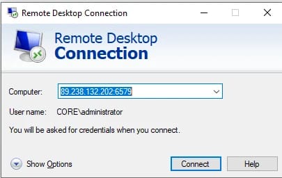 Remote Desktop Connection
