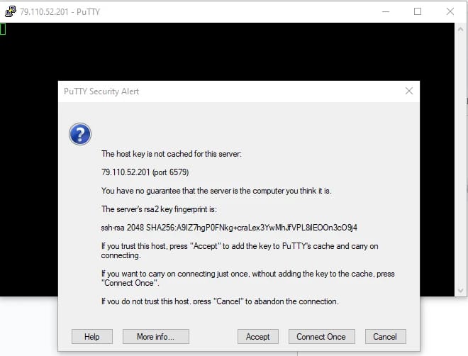 ssh security password