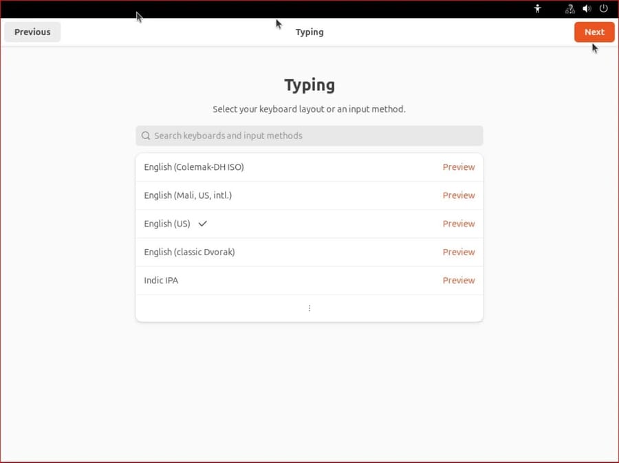 Keyboard Layout