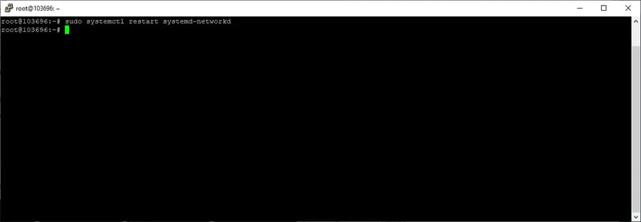 Restart Network Services