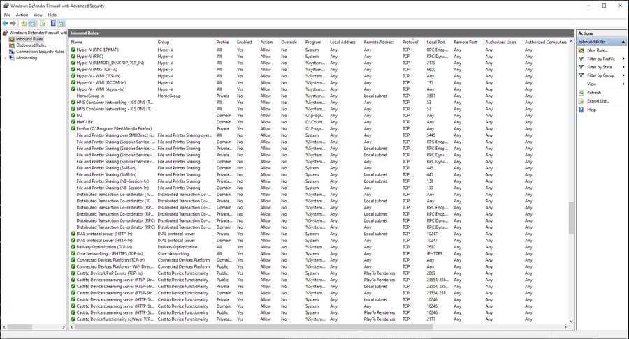 Close TCP Port 135 on Windows