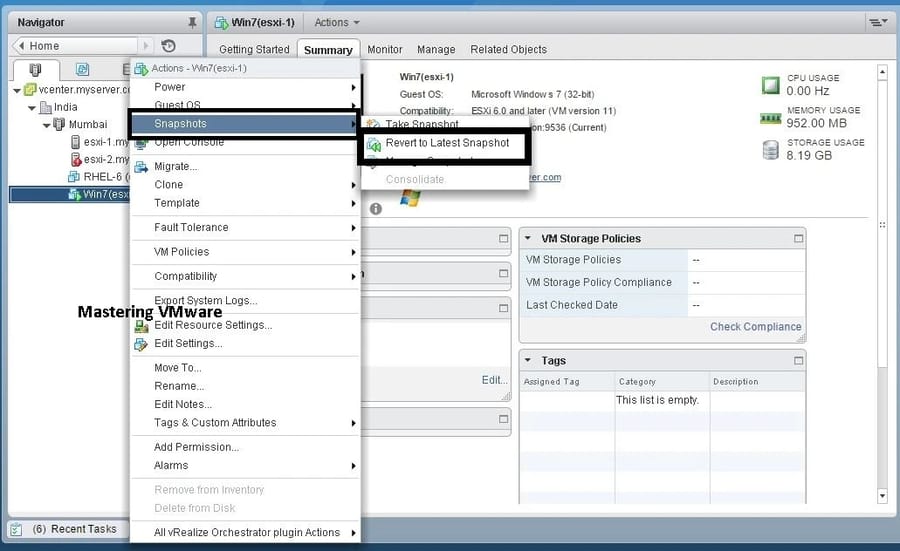 Rollback and Recovery Options