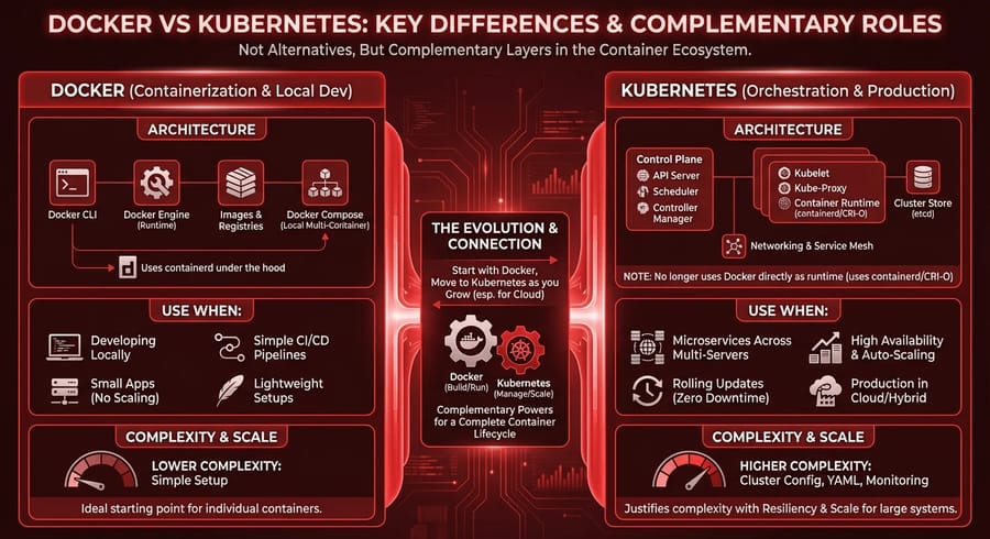 Docker vs Kubernetes