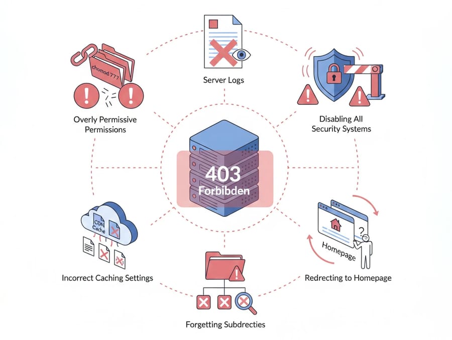 Common Mistakes When Fixing a 403 Error