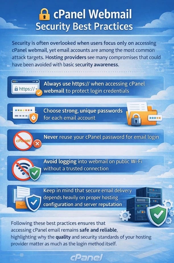 Webmail Security Best Practices Security locks and protection for webmail