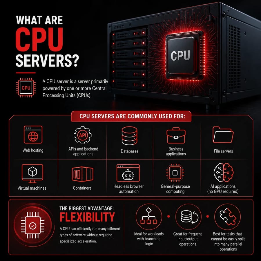 What are CPU servers