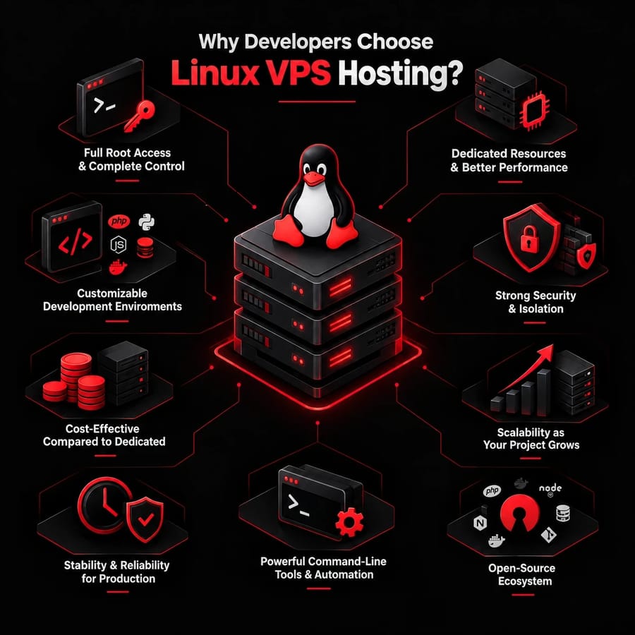 Why Developers Choose Linux VPS Hosting