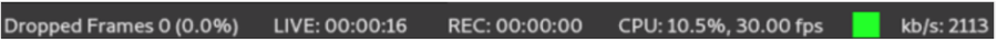 OBS Stream Status