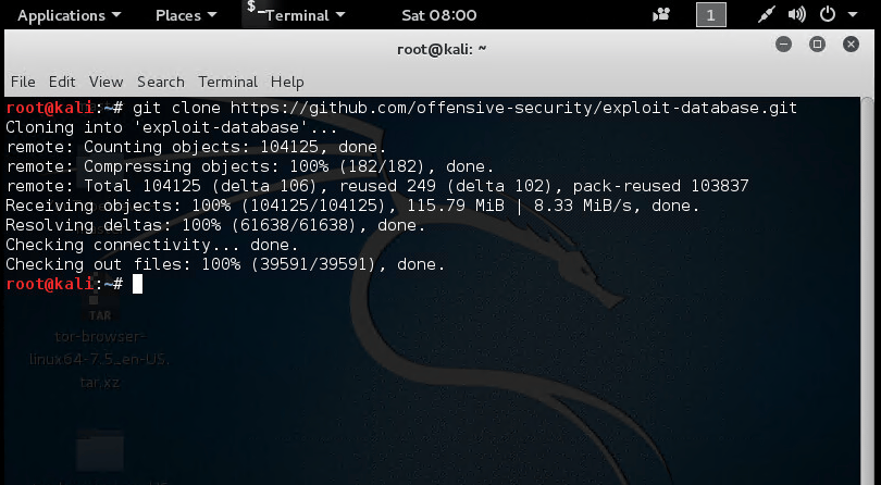 Installing SearchSploit using Git Clone in Kali Linux
