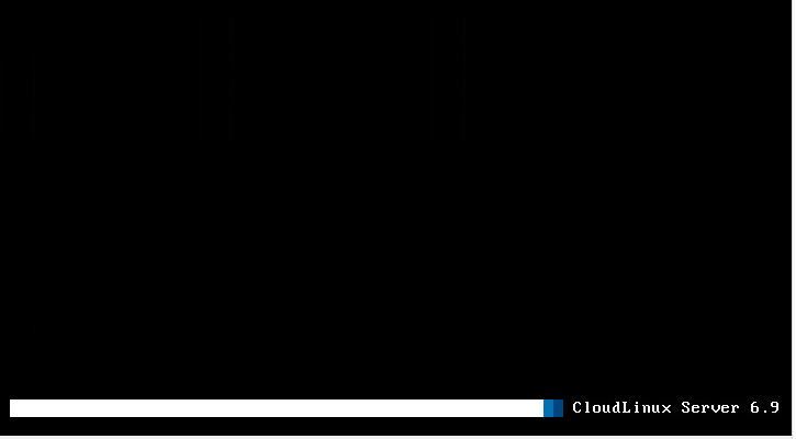 CloudLinux Installation Step 20: System Restart